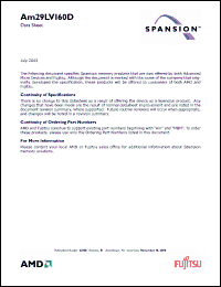 Click here to download AM29LV160DB-120EE Datasheet