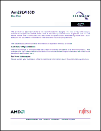 Click here to download AM29LV160DB-70SF Datasheet