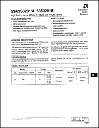 Click here to download 53S3281L883B Datasheet