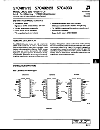 Click here to download 57C402-12J/883B Datasheet