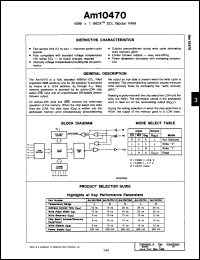 Click here to download AM10470ADM Datasheet