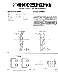 Click here to download AM25LS243DC-B Datasheet