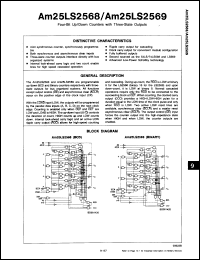 Click here to download AM25LS2568PC Datasheet