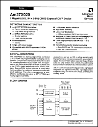 Click here to download AM27X020-250XC Datasheet