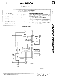 Click here to download AM2910ADC Datasheet