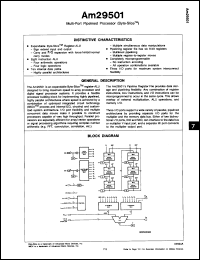 Click here to download AM29501XC Datasheet