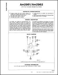 Click here to download AM2962XM Datasheet