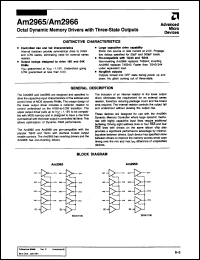 Click here to download AM2965DE Datasheet