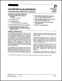 Click here to download AM29C861LM Datasheet