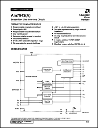 Click here to download AM7943JC Datasheet