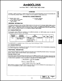 Click here to download AM90CL255-15JCB Datasheet