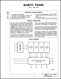 Click here to download AM9111AFM-B Datasheet