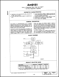 Click here to download AM9151-40DCB Datasheet