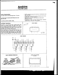 Click here to download AM9314PC-T Datasheet