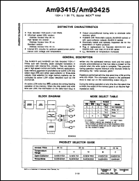 Click here to download AM93415SALC Datasheet