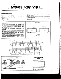 Click here to download SN74181N Datasheet