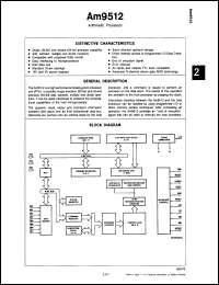 Click here to download AM9512DM-B Datasheet