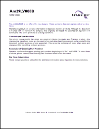 Click here to download AM29LV800BT-120DG5C1 Datasheet