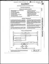 Click here to download AM29041 Datasheet