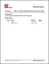 Click here to download A42L8316S-40 Datasheet