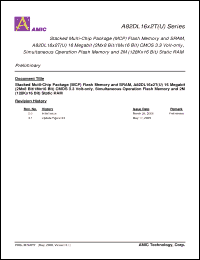 Click here to download A82DL1632UG-70I Datasheet