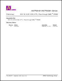 Click here to download A67P93361E-8.5 Datasheet