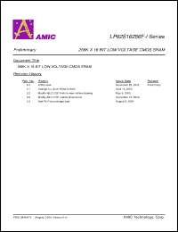 Click here to download LP62S16256FV-55LLIF Datasheet