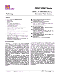 Click here to download A29001UV-70 Datasheet