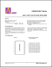 Click here to download LP62S16128U-70LLT Datasheet