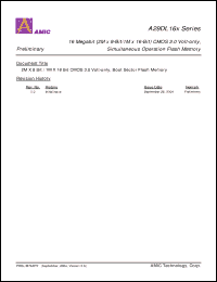 Click here to download A29DL162TV-90 Datasheet