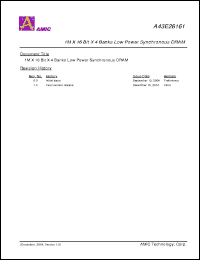 Click here to download A43E26161V-95UF Datasheet