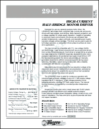 Click here to download UDN2943Z Datasheet