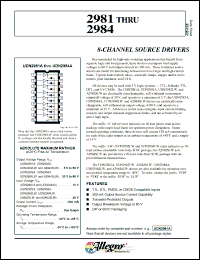 Click here to download UDN2981A Datasheet