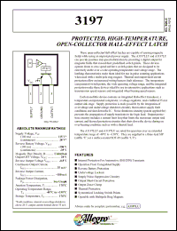 Click here to download A3196LU Datasheet