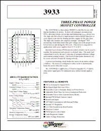 Click here to download A3933SEQ Datasheet