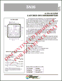 Click here to download UCQ5816A Datasheet