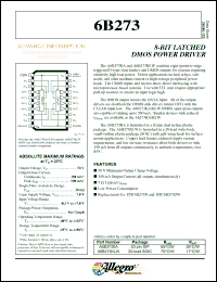 Click here to download A6B273KA Datasheet