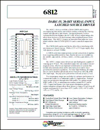 Click here to download A6812SLW Datasheet