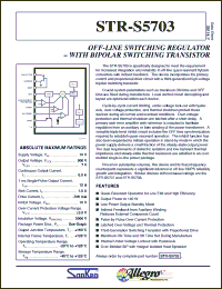 Click here to download STRS5703 Datasheet