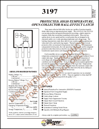 Click here to download A3197LLT Datasheet