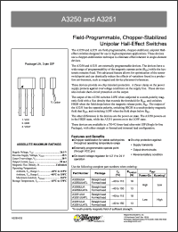 Click here to download A3251LUATL Datasheet