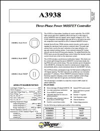 Click here to download A3938SEQ Datasheet