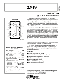 Click here to download 2549 Datasheet