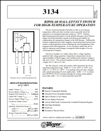 Click here to download A3134LT Datasheet