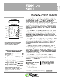 Click here to download UCN5801 Datasheet