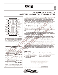 Click here to download 5910 Datasheet