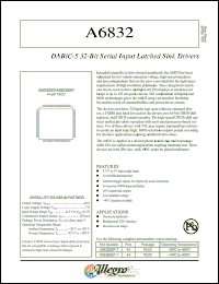 Click here to download A6832 Datasheet