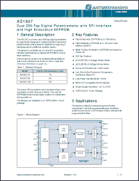 Click here to download AS1507-BTDT-10 Datasheet