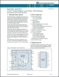 Click here to download AS1521 Datasheet