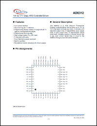 Click here to download AD6312Q Datasheet